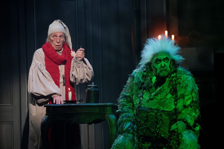 Scrooge. Image Provided by Omaha Community Playhouse