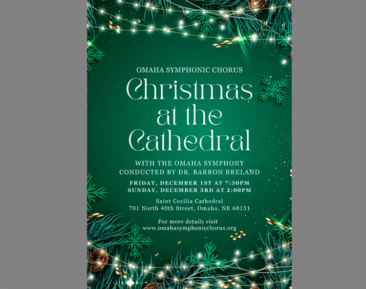 Christmas At The Cathedral. Image of Symphonic Choirs